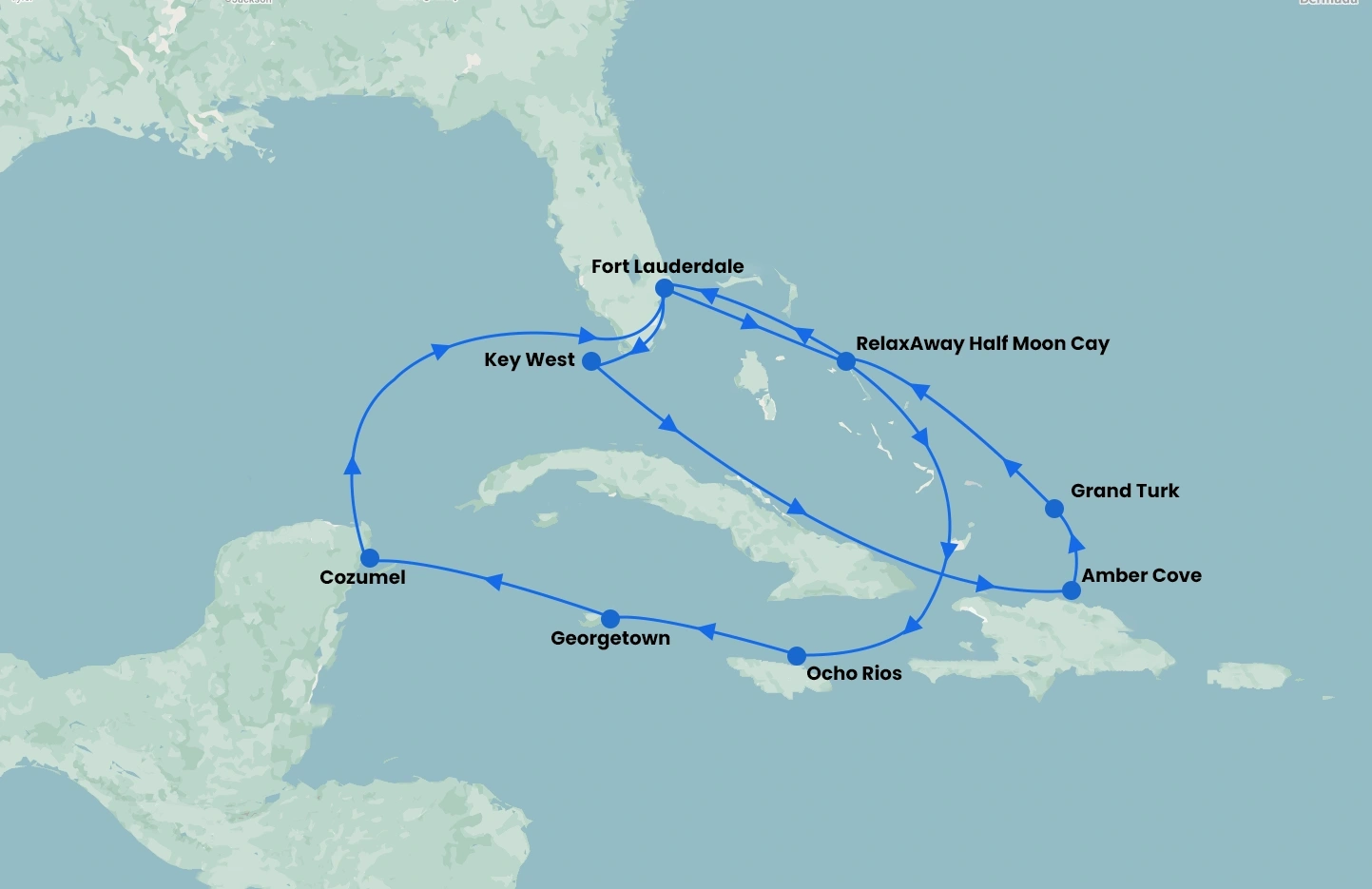 14 Nts Caribbean onboard Eurodam